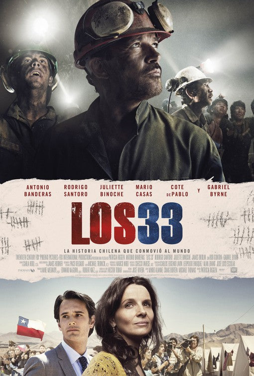 1000 piece jigsaw puzzle for the movie poster: The 33 (2015) ver6
