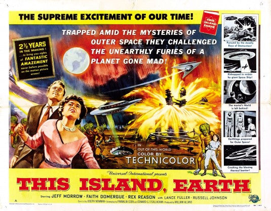 1000 piece jigsaw puzzle for the movie poster: This Island Earth (1955) ver3