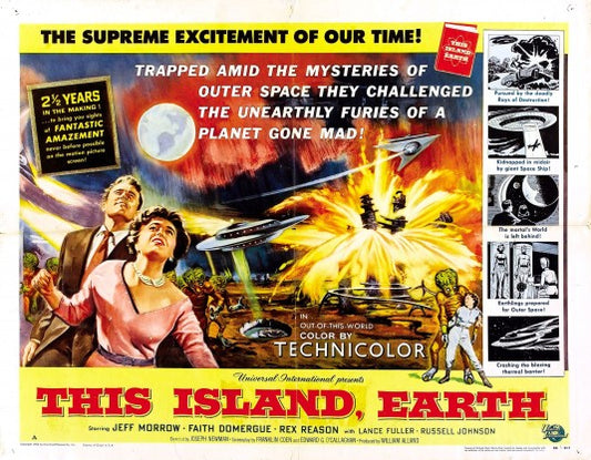 1000 piece jigsaw puzzle for the movie poster: This Island Earth (1955) ver3