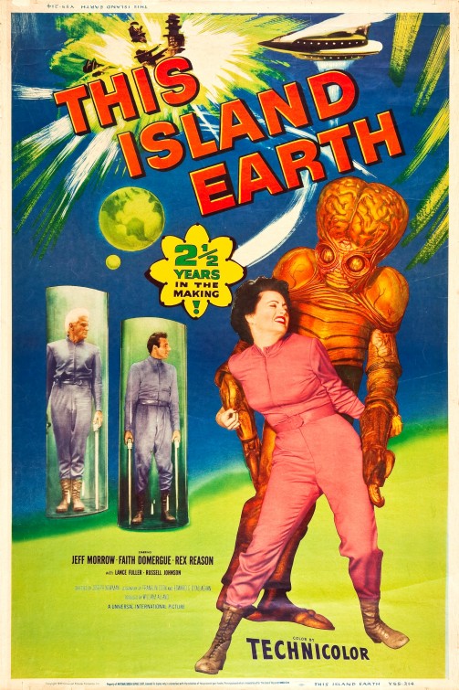 1000 piece jigsaw puzzle for the movie poster: This Island Earth (1955) ver4