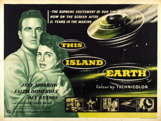 1000 piece jigsaw puzzle for the movie poster: This Island Earth (1955) ver5