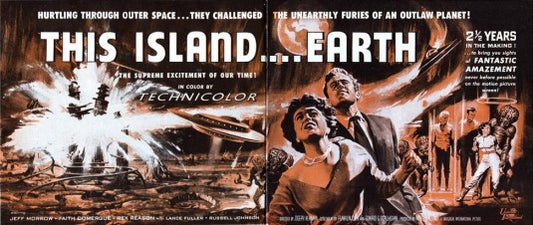 1000 piece jigsaw puzzle for the movie poster: This Island Earth (1955) ver9