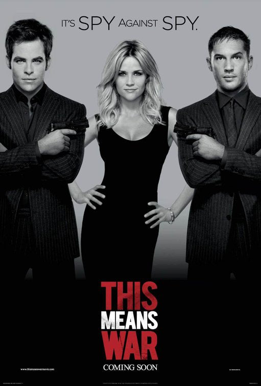 1000 piece jigsaw puzzle for the movie poster: This Means War (2012)