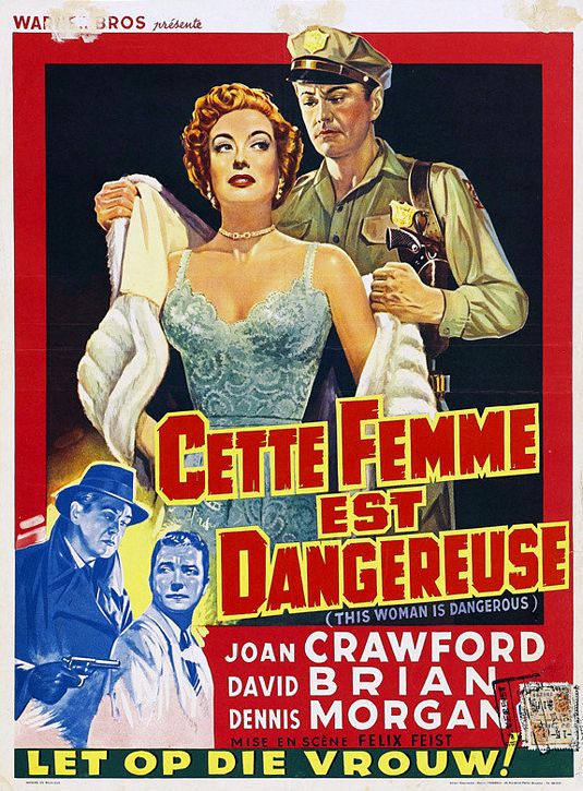 the movie poster: This Woman Is Dangerous (1952) ver2