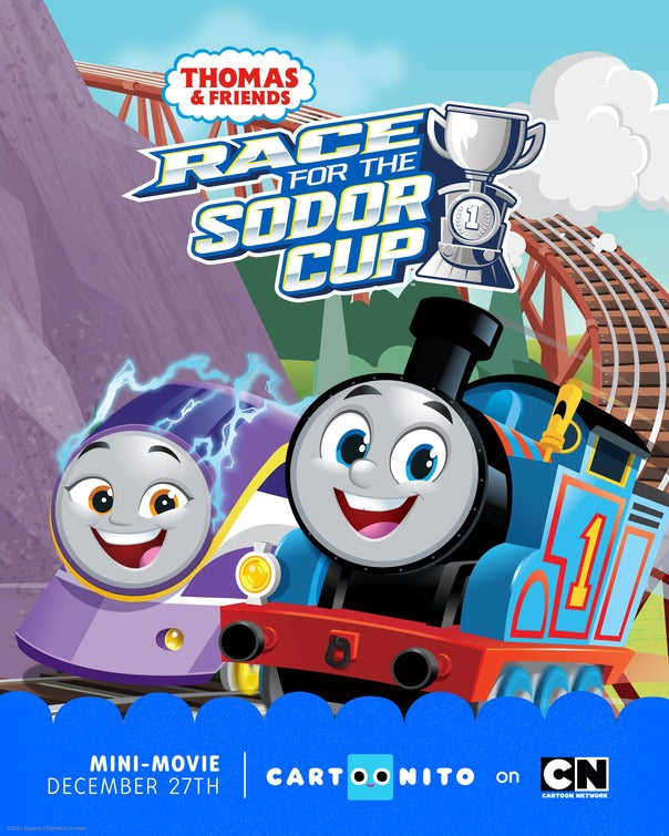 1000 piece jigsaw puzzle for tv poster: Thomas & Friends: Race for the Sodor Cup