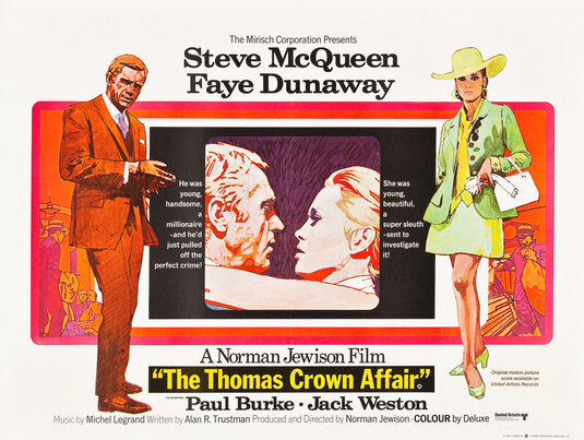1000 piece jigsaw puzzle for the movie poster: The Thomas Crown Affair (1968) ver4