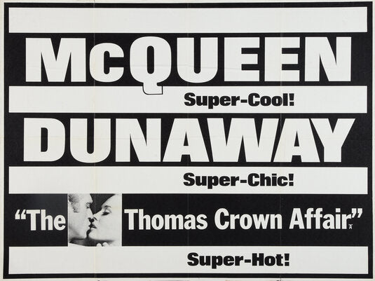1000 piece jigsaw puzzle for the movie poster: The Thomas Crown Affair (1968) ver5