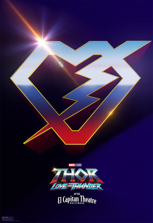 1000 piece jigsaw puzzle for the movie poster: Thor: Love and Thunder (2022) ver18