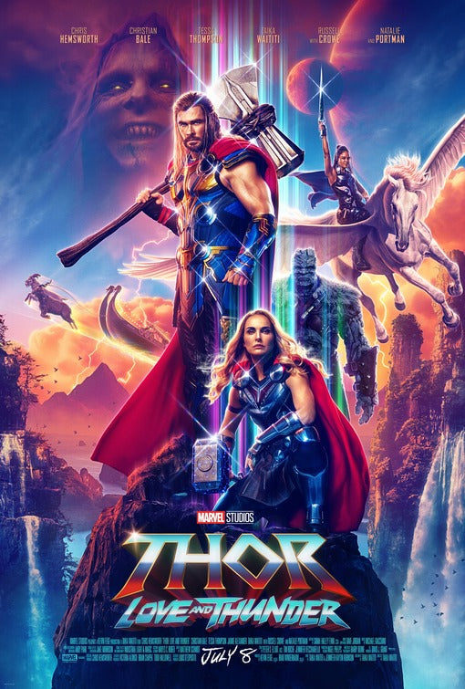 1000 piece jigsaw puzzle for the movie poster: Thor: Love and Thunder (2022) ver3