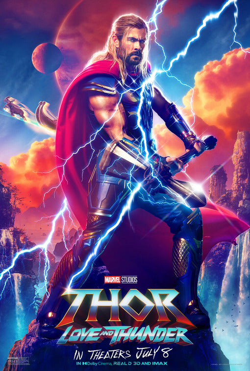1000 piece jigsaw puzzle for the movie poster: Thor: Love and Thunder (2022) ver4