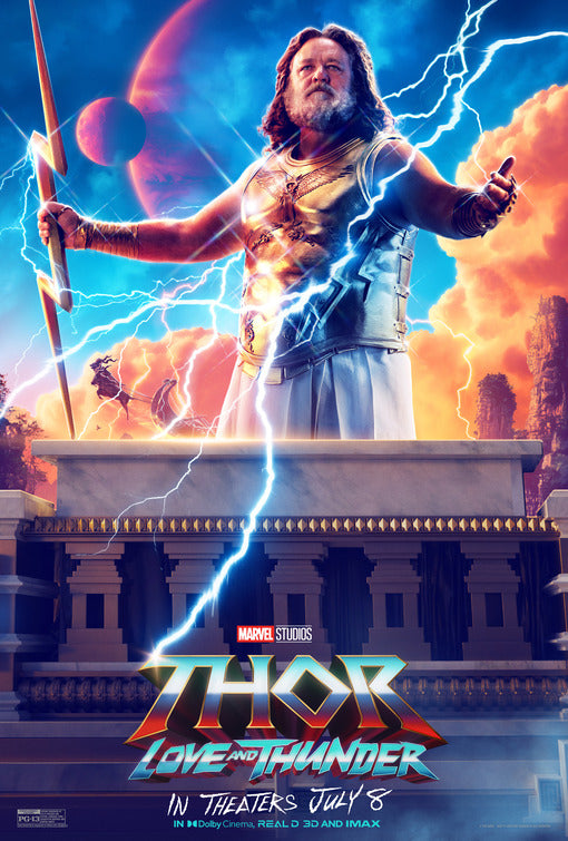 1000 piece jigsaw puzzle for the movie poster: Thor: Love and Thunder (2022) ver9