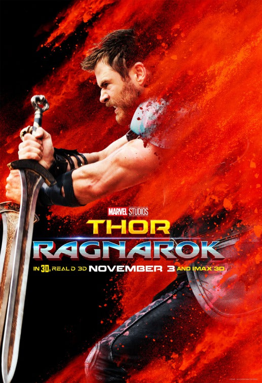 1000 piece jigsaw puzzle for the movie poster: Thor: Ragnarok (2017) ver12