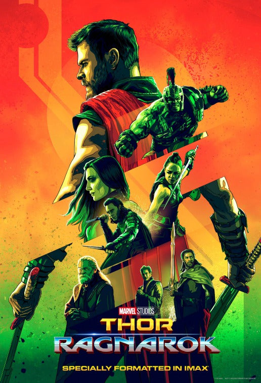 1000 piece jigsaw puzzle for the movie poster: Thor: Ragnarok (2017) ver14