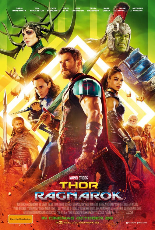 1000 piece jigsaw puzzle for the movie poster: Thor: Ragnarok (2017) ver4