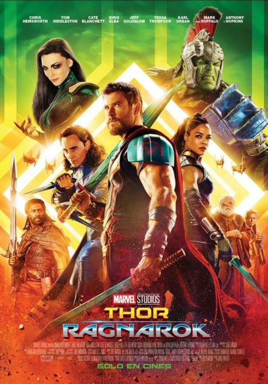 1000 piece jigsaw puzzle for the movie poster: Thor: Ragnarok (2017) ver5