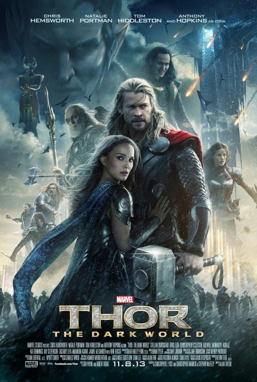 1000 piece jigsaw puzzle for the movie poster: Thor: The Dark World (2013) ver2