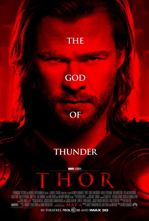 1000 piece jigsaw puzzle for the movie poster: Thor (2011) ver3