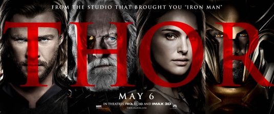 1000 piece jigsaw puzzle for the movie poster: Thor (2011) ver4