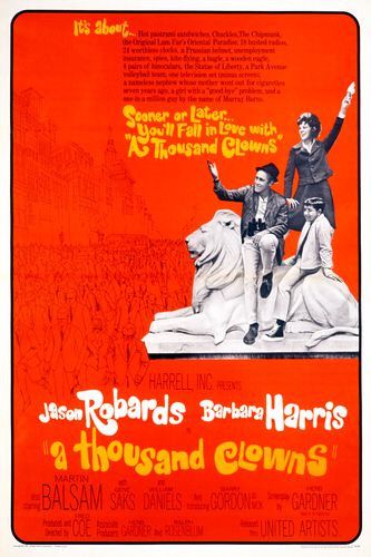 the movie poster: A Thousand Clowns (1965)