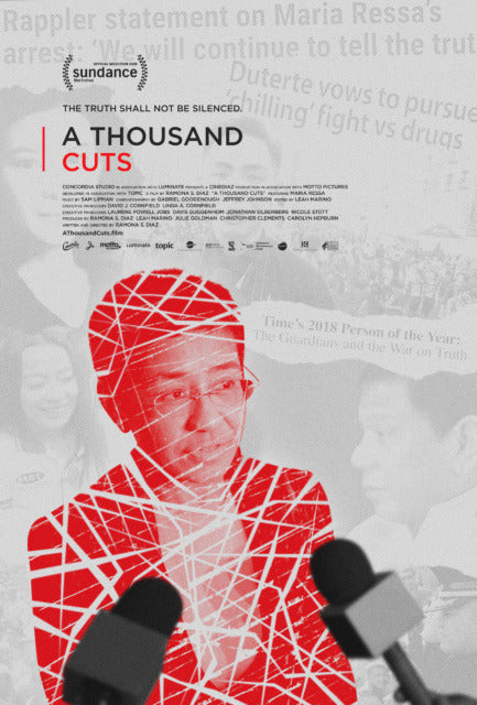 1000 piece jigsaw puzzle for the movie poster: A Thousand Cuts (2020)