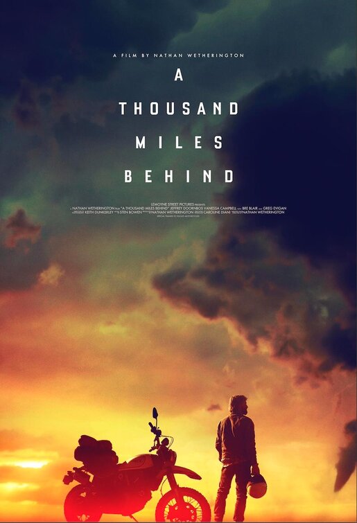1000 piece jigsaw puzzle for the movie poster: A Thousand Miles Behind (2020)