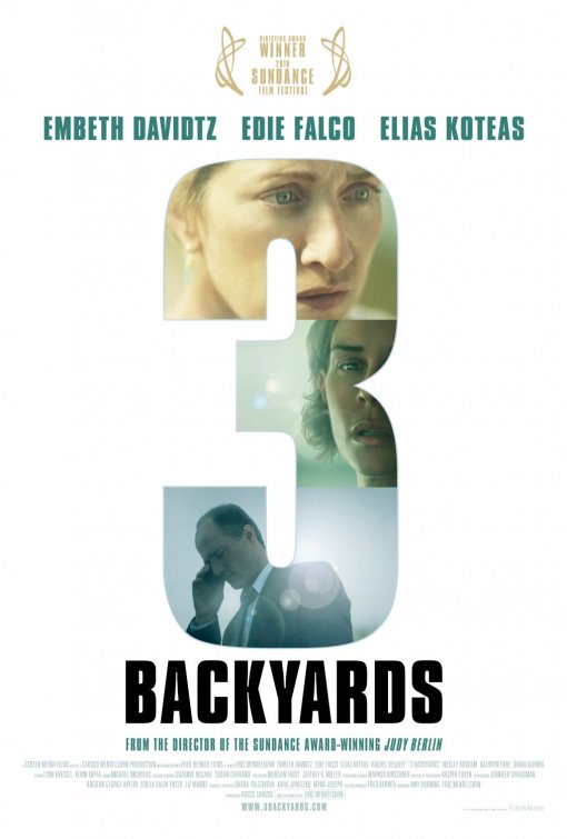 1000 piece jigsaw puzzle for the movie poster: 3 Backyards (2011)