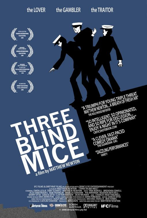 the movie poster: Three Blind Mice (2009)