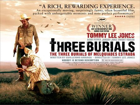 the movie poster: The Three Burials of Melquiades Estrada (2005) ver4