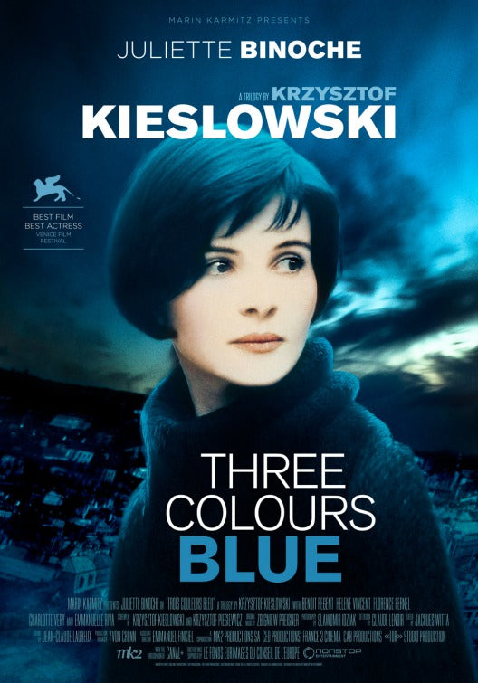 1000 piece jigsaw puzzle for the movie poster: Three Colors: Blue (1993) ver2