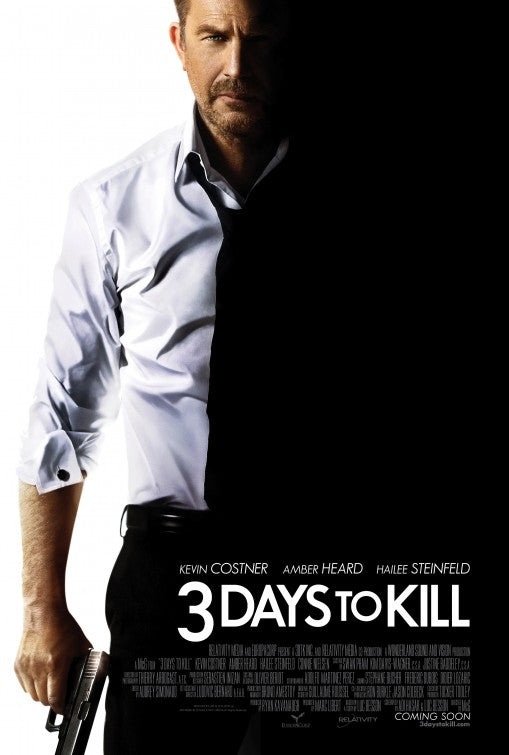 1000 piece jigsaw puzzle for the movie poster: 3 Days to Kill (2014)