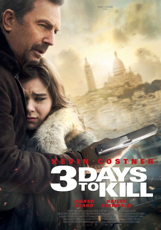 1000 piece jigsaw puzzle for the movie poster: 3 Days to Kill (2014) ver2