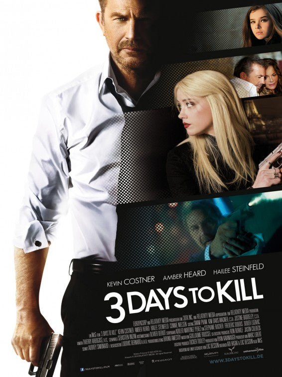 1000 piece jigsaw puzzle for the movie poster: 3 Days to Kill (2014) ver5