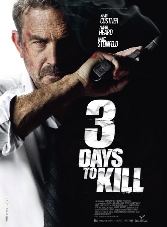 1000 piece jigsaw puzzle for the movie poster: 3 Days to Kill (2014) ver8