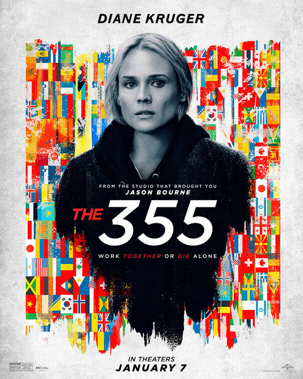 1000 piece jigsaw puzzle for the movie poster: The 355 (2022) ver11