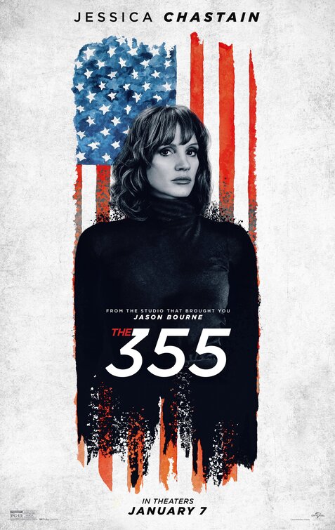1000 piece jigsaw puzzle for the movie poster: The 355 (2022) ver4