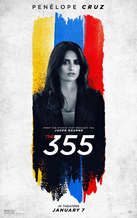 1000 piece jigsaw puzzle for the movie poster: The 355 (2022) ver5