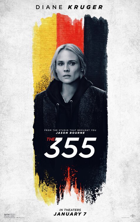 1000 piece jigsaw puzzle for the movie poster: The 355 (2022) ver7