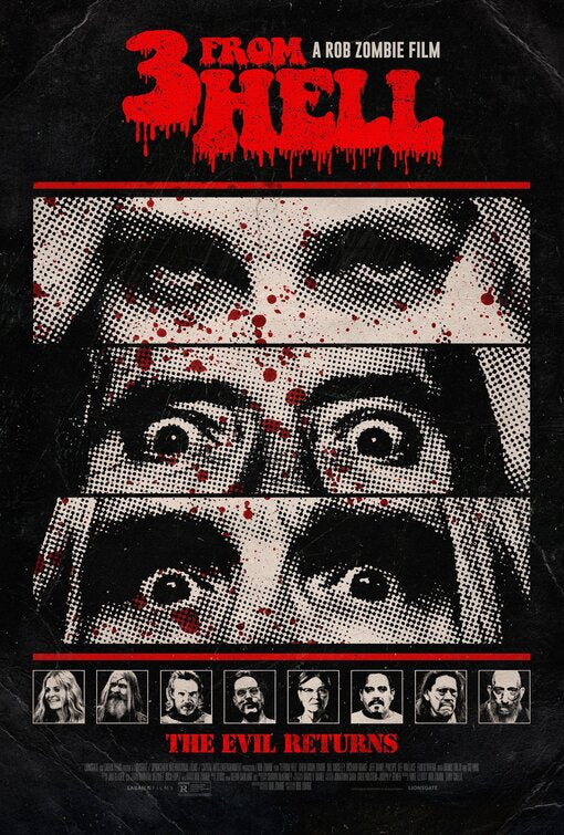 1000 piece jigsaw puzzle for the movie poster: 3 From Hell (2019)