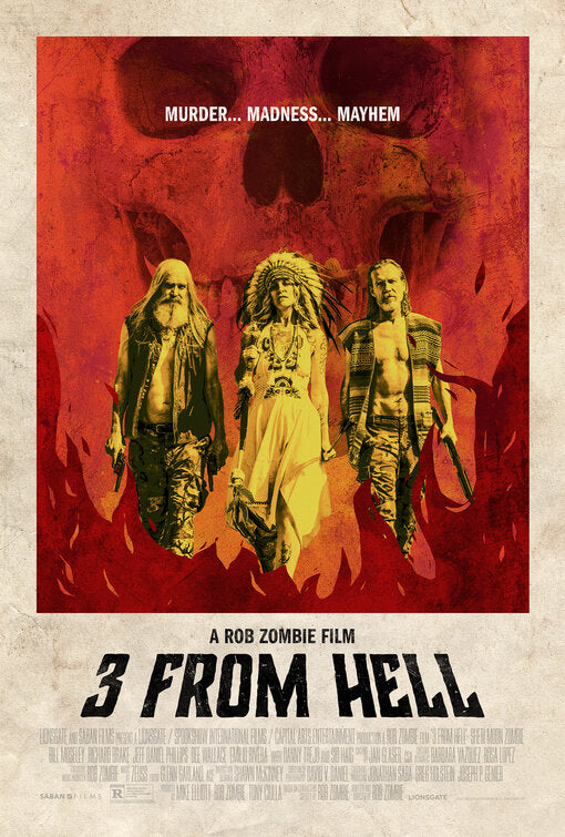 1000 piece jigsaw puzzle for the movie poster: 3 From Hell (2019) ver3