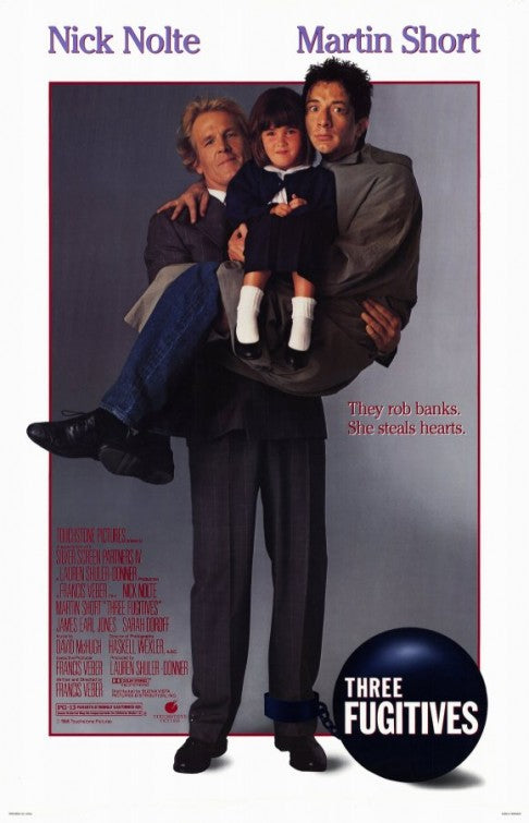 the movie poster: Three Fugitives (1989)