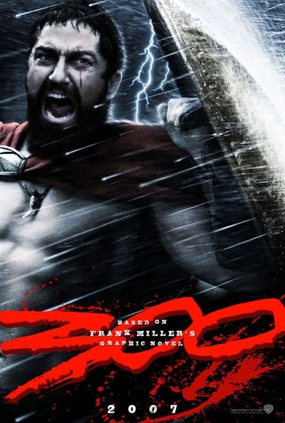 the movie poster: 300 (2007)
