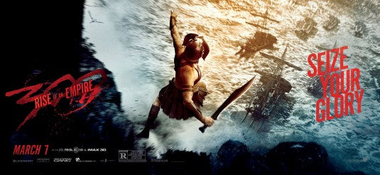 1000 piece jigsaw puzzle for the movie poster: 300: Rise of an Empire (2014) ver17