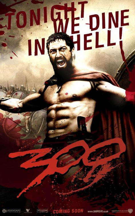 the movie poster: 300 (2007) ver4