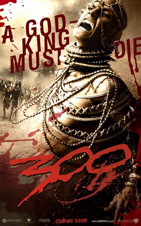 the movie poster: 300 (2007) ver7