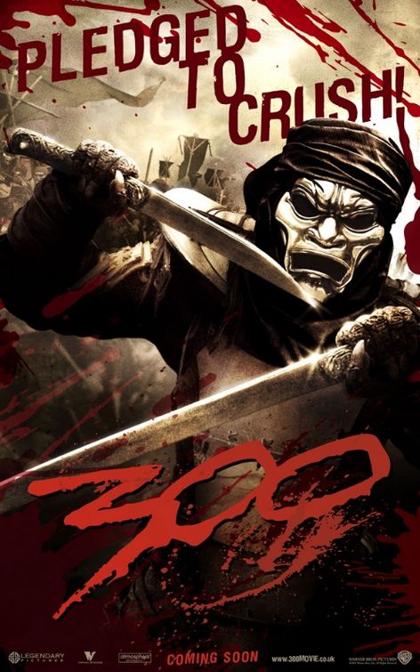 the movie poster: 300 (2007) ver8