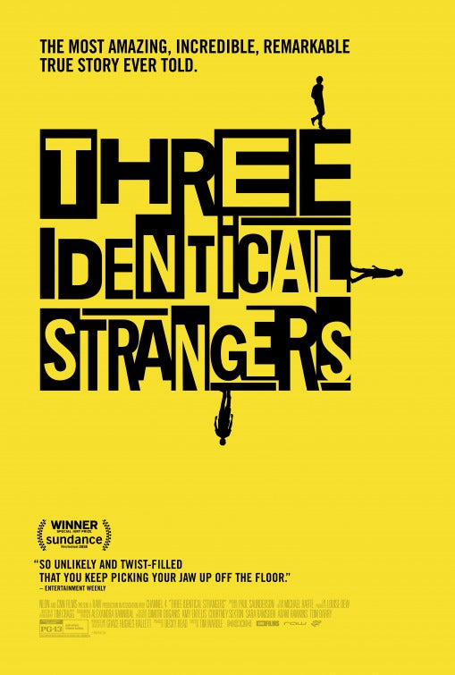 1000 piece jigsaw puzzle for the movie poster: Three Identical Strangers (2018)