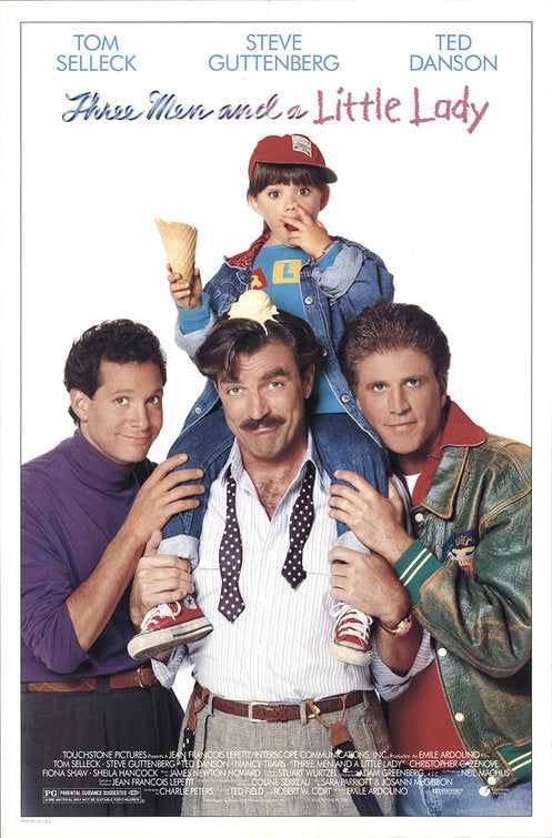 the movie poster: Three Men and a Little Lady (1990)