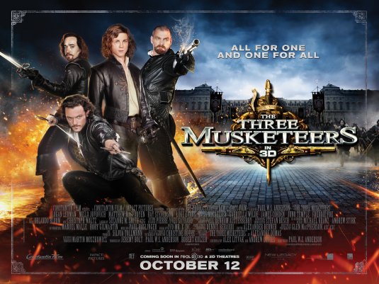 1000 piece jigsaw puzzle for the movie poster: The Three Musketeers (2011) ver17