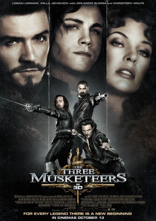 1000 piece jigsaw puzzle for the movie poster: The Three Musketeers (2011) ver24