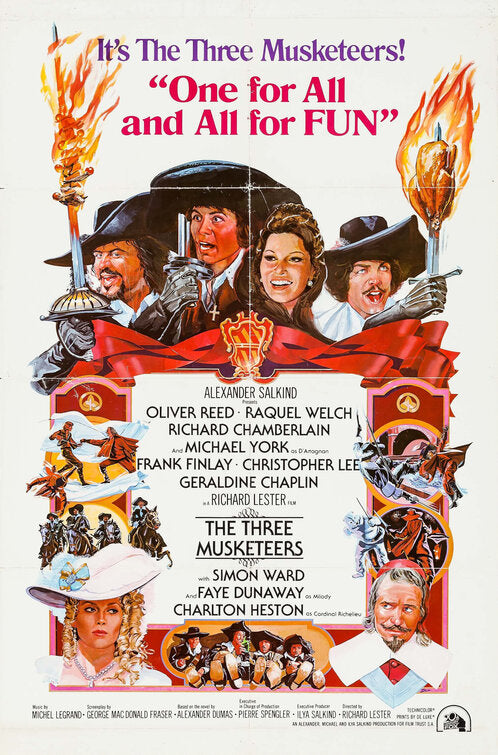 1000 piece jigsaw puzzle for the movie poster: The Three Musketeers (1974) ver3